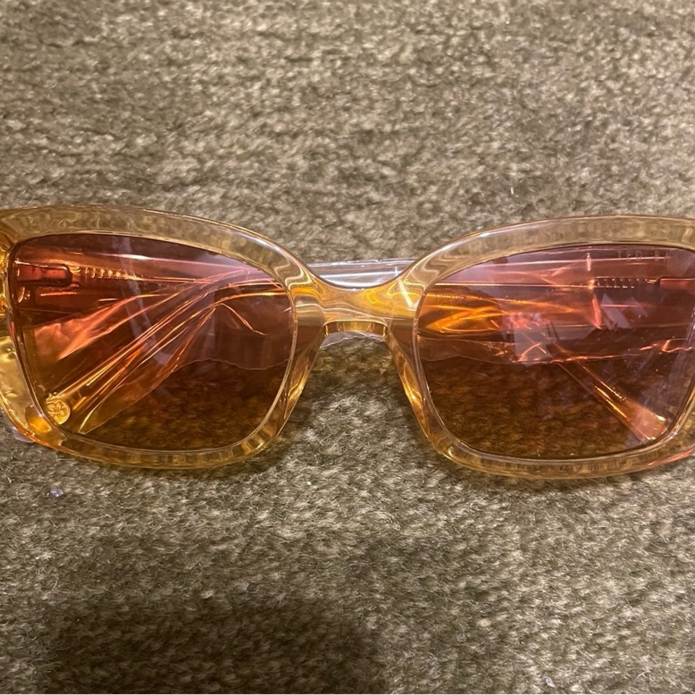 Ted Baker Yellow Sunglasses Square Frame Gradient Lenses - Picture 11 of 11